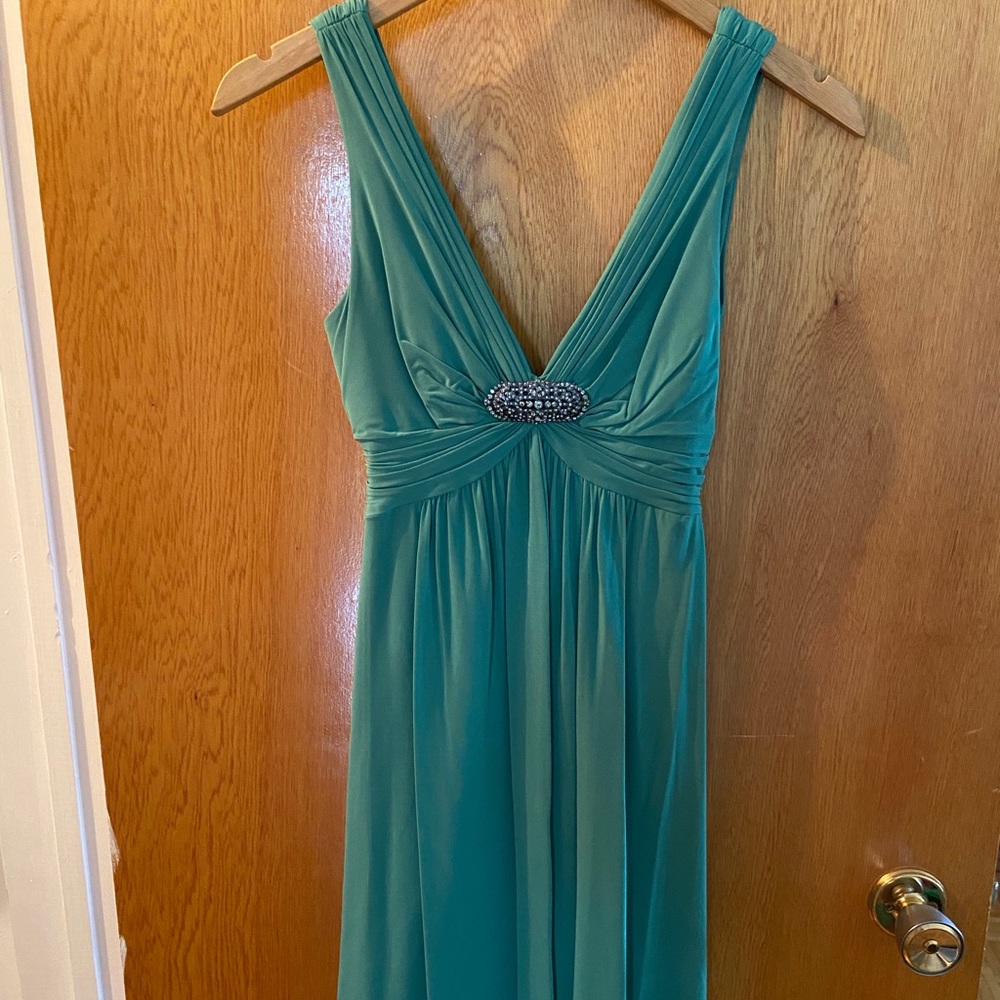 BCBG emerald green dress